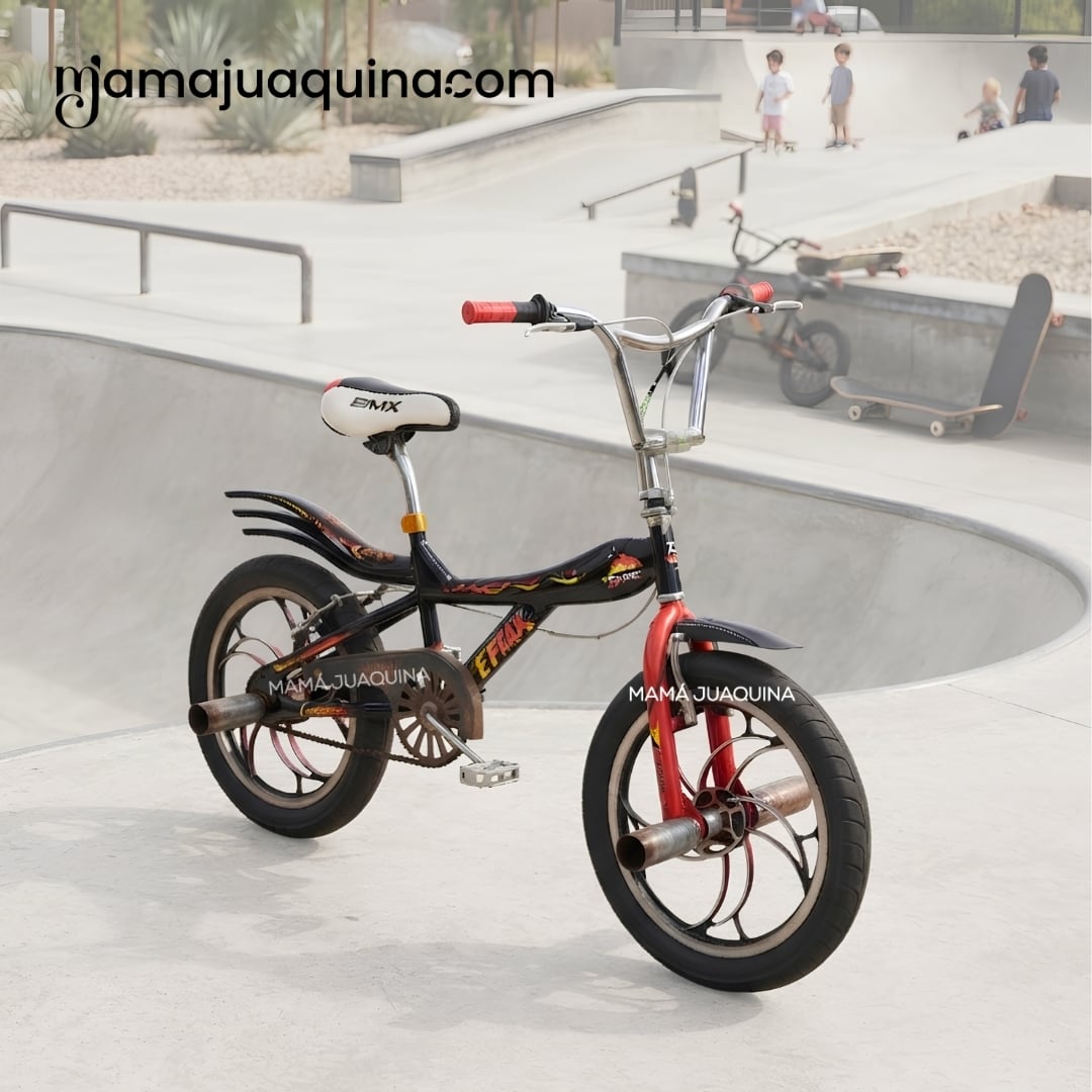 BICICLETA BMX PARA NIÑO «FIRE-X» ARO 16 COLECCIÓN EXCLUSIVA BLACK Y RED - 3