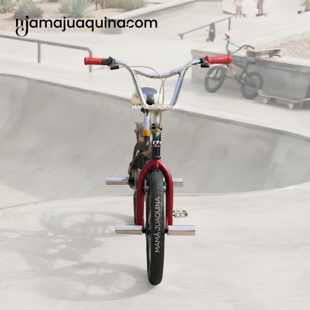 BICICLETA BMX PARA NIÑO «FIRE-X» ARO 16 COLECCIÓN EXCLUSIVA BLACK Y RED - 4