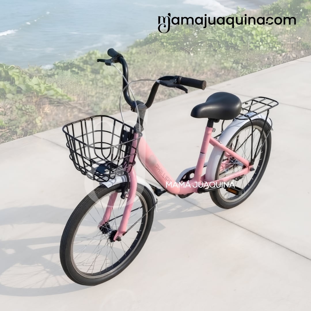 BICICLETA PARA NIÑA ARO 20 «MARIE» CON CANASTA - 4