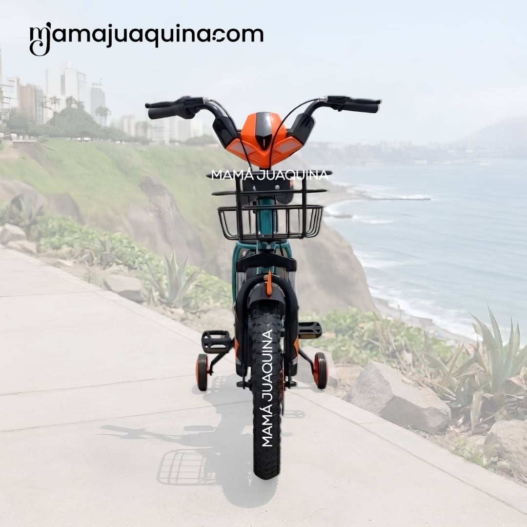 BICICLETA PARA NIÑO ARO 16 «OPTIMUS» CON CANASTA EDICIÓN EXCLUSIVA - 4