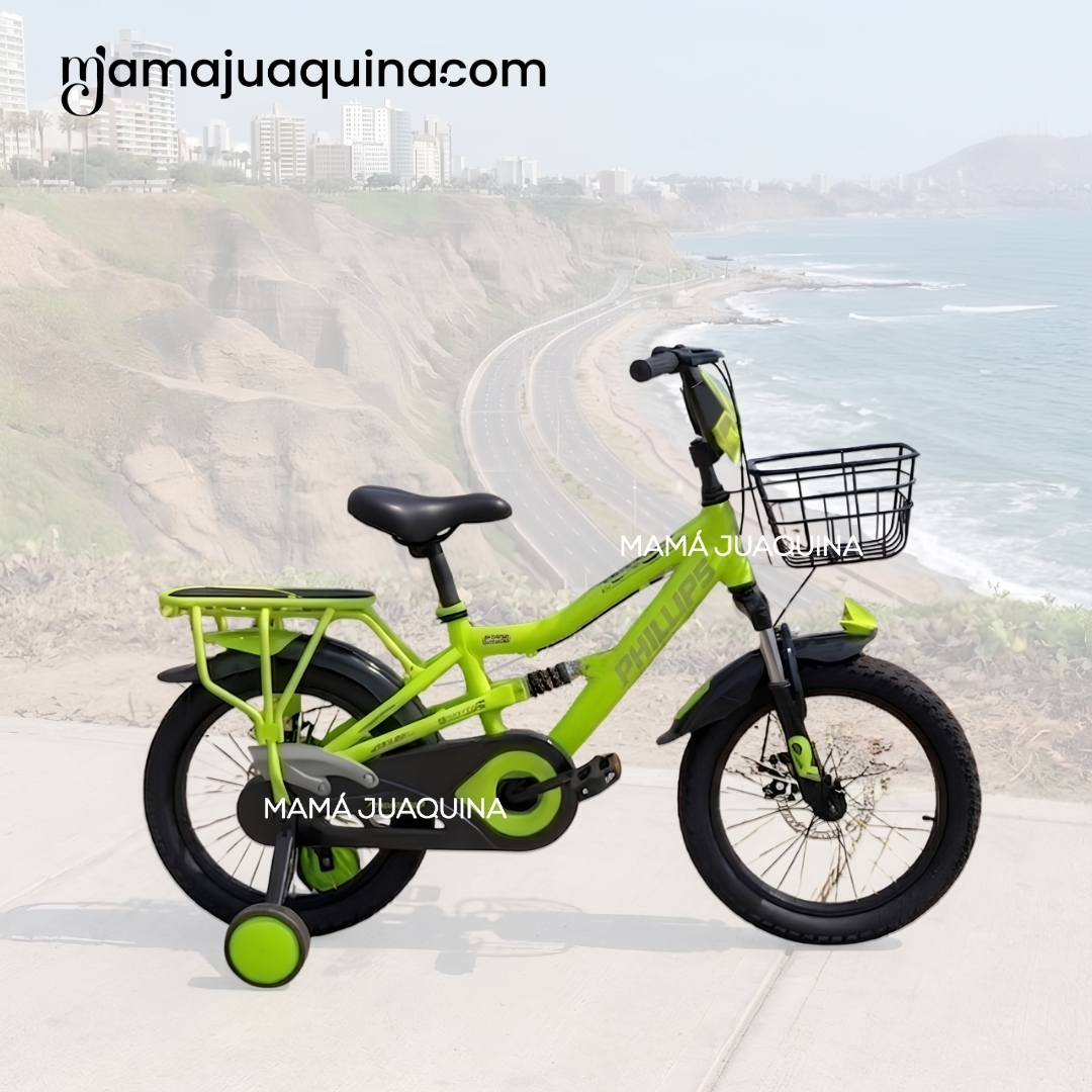 BICICLETA PARA NIÑO ARO 16 «OPTIMUS» CON CANASTA EDICIÓN EXCLUSIVA - 5