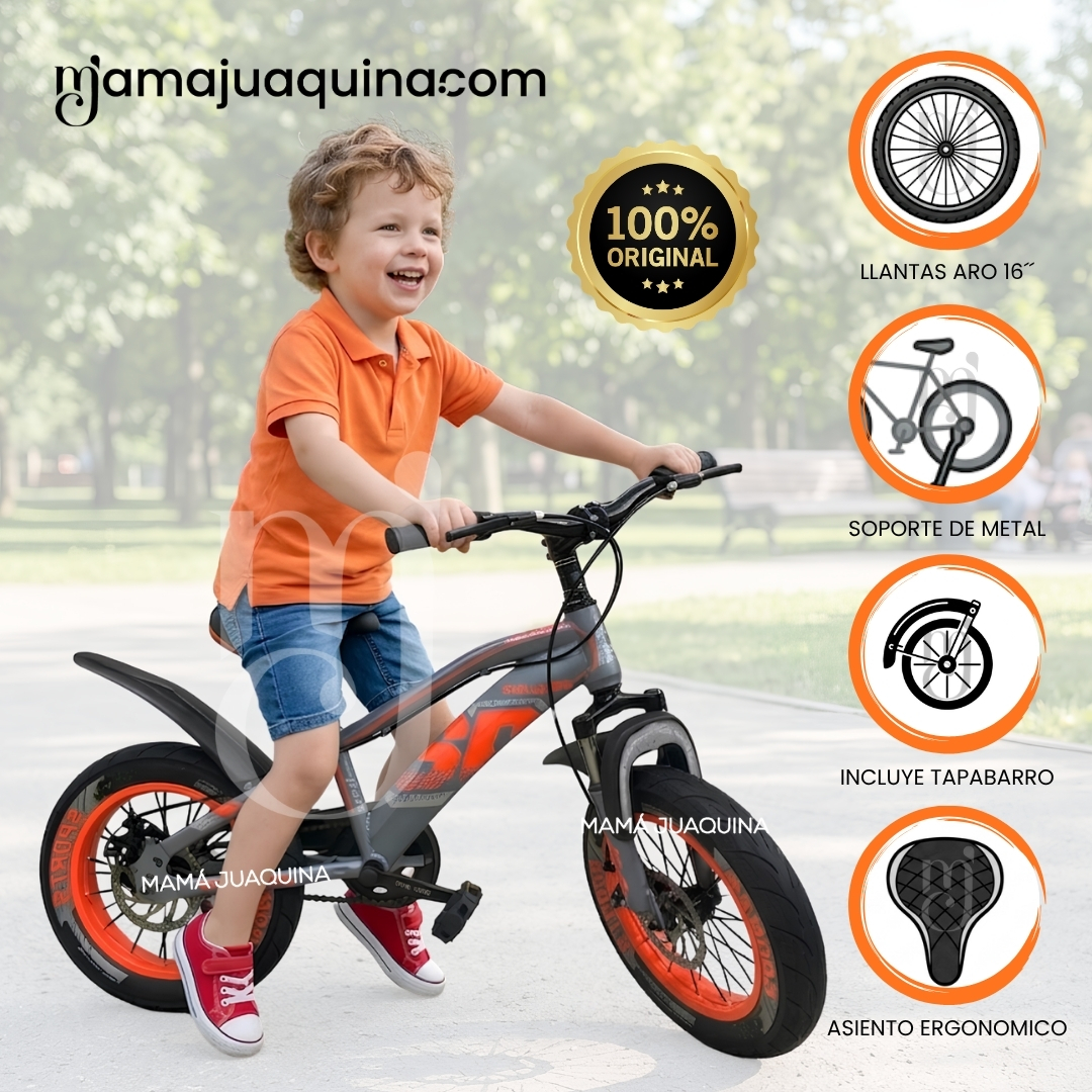 BICICLETA PARA NIÑO ARO 16 «RAACER X» EDICIÓN EXCLUSIVA - 1