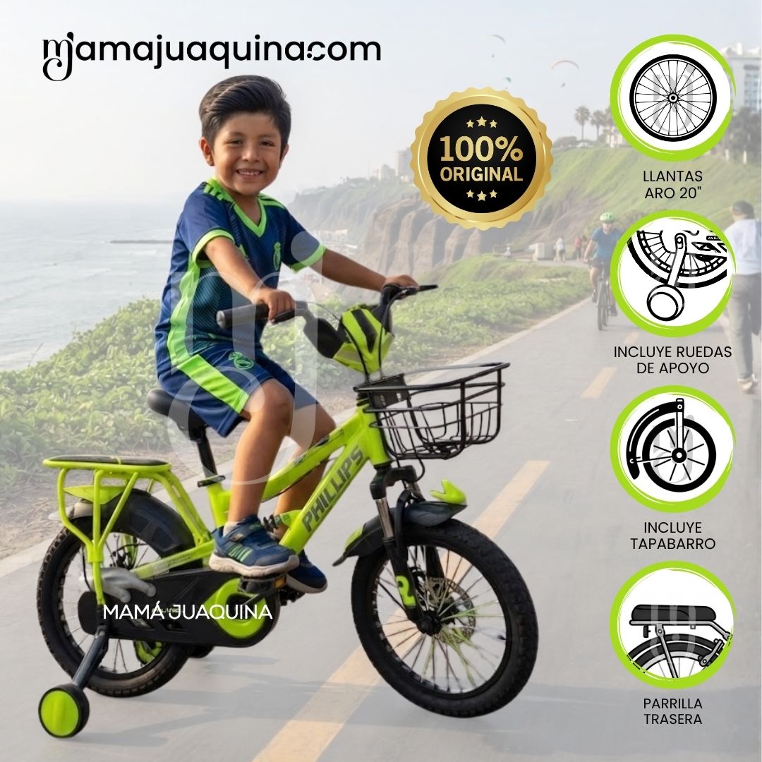 BICICLETA PARA NIÑO ARO 20 «OPTIMUS II» CON CANASTA EDICIÓN EXCLUSIVA - 2