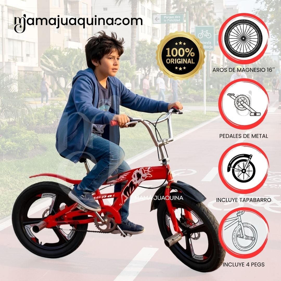 BICICLETA BMX PARA NIÑO «MAGNESO» ARO 20 COLECCIÓN EXCLUSIVA - 2
