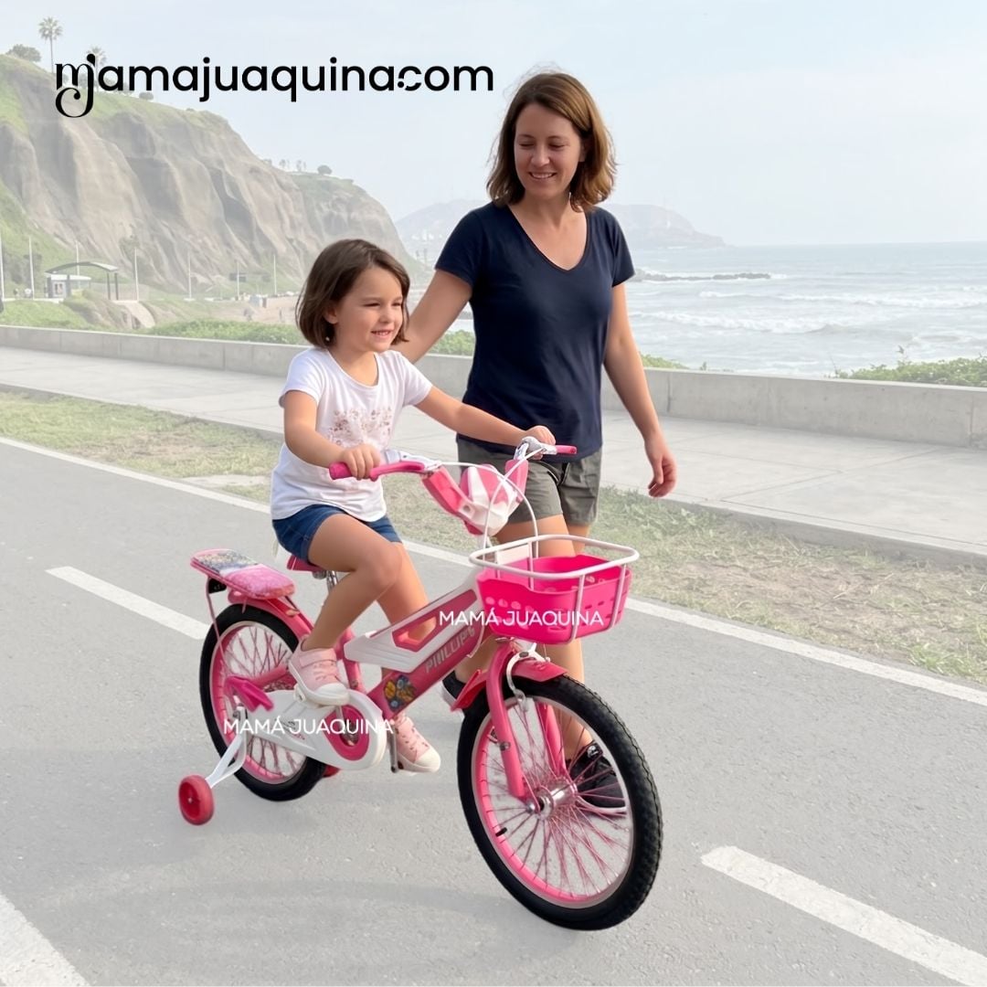 BICICLETA PARA NIÑO ARO 20 «MEGATRON» CON CANASTA EDICIÓN EXCLUSIVA LIGHT PINK - 3