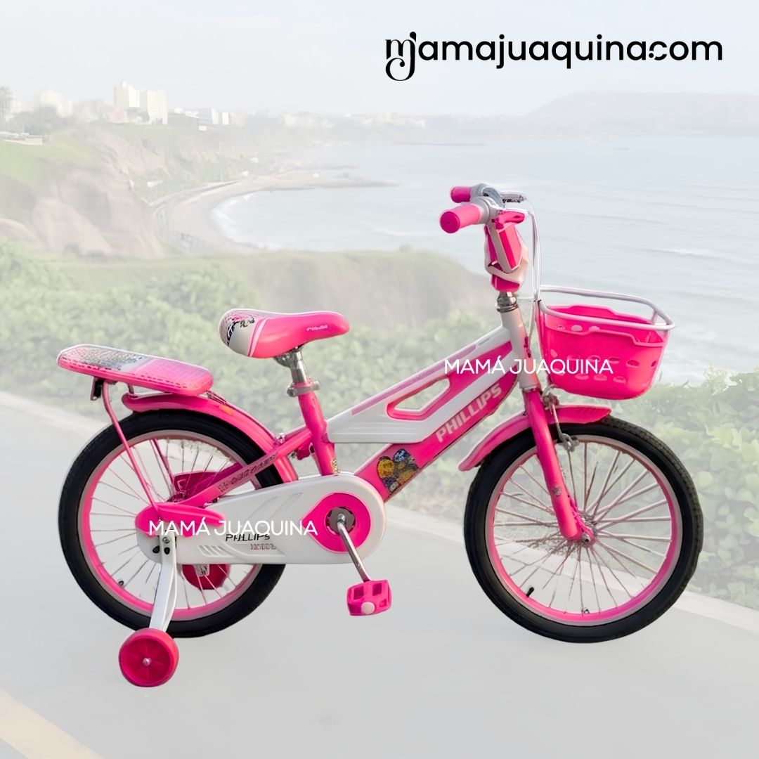 BICICLETA PARA NIÑO ARO 20 «MEGATRON» CON CANASTA EDICIÓN EXCLUSIVA LIGHT PINK - 4