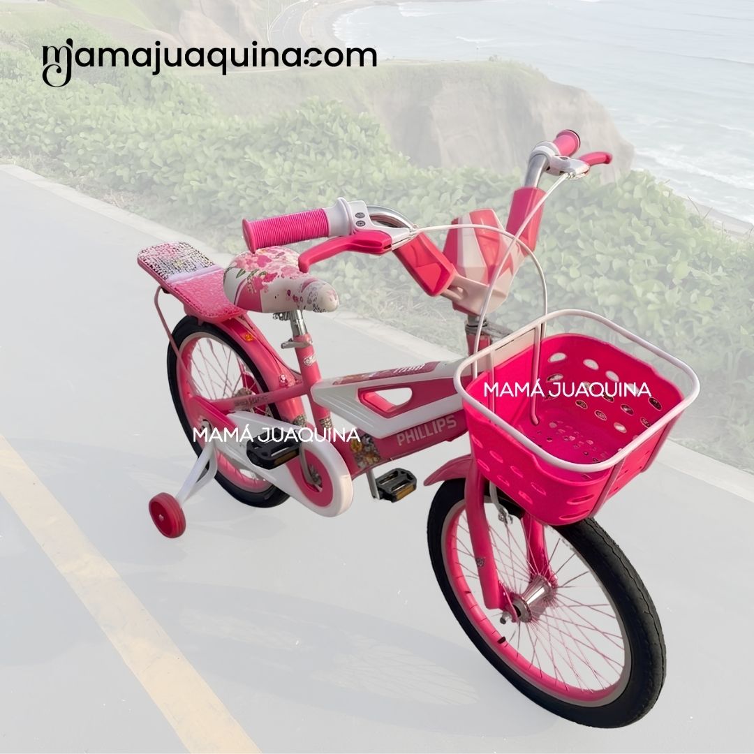 BICICLETA PARA NIÑO ARO 20 «MEGATRON» CON CANASTA EDICIÓN EXCLUSIVA LIGHT PINK - 6