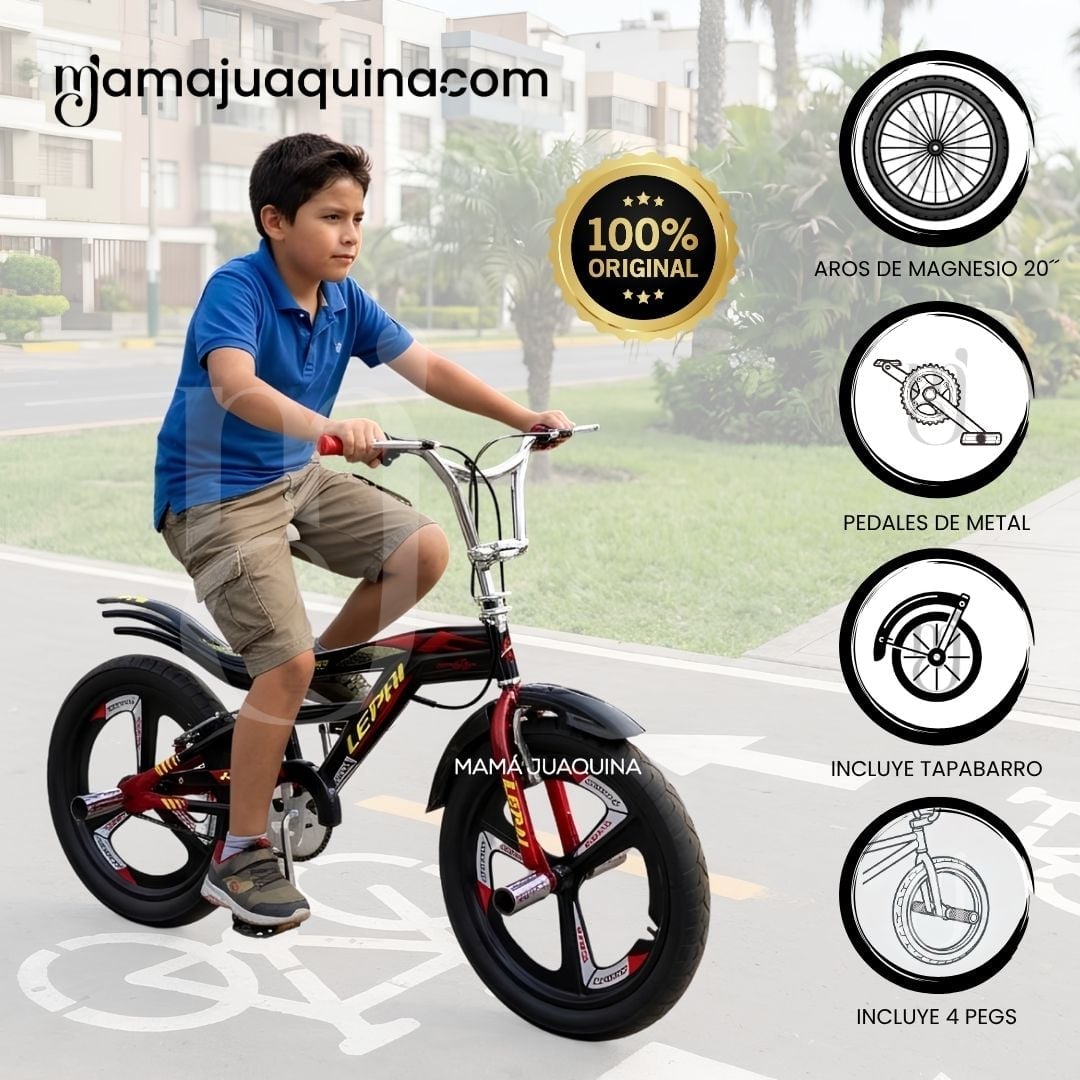 BICICLETA BMX PARA NIÑO «MAGNESO II» ARO 20 COLECCIÓN EXCLUSIVA - 2