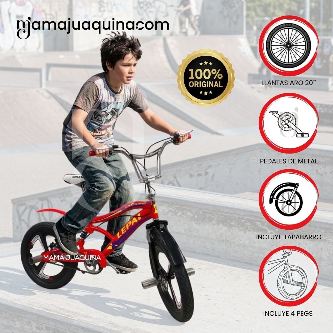 BICICLETA BMX PARA NIÑO «GNAR» ARO 20 COLECCIÓN EXCLUSIVA - 2