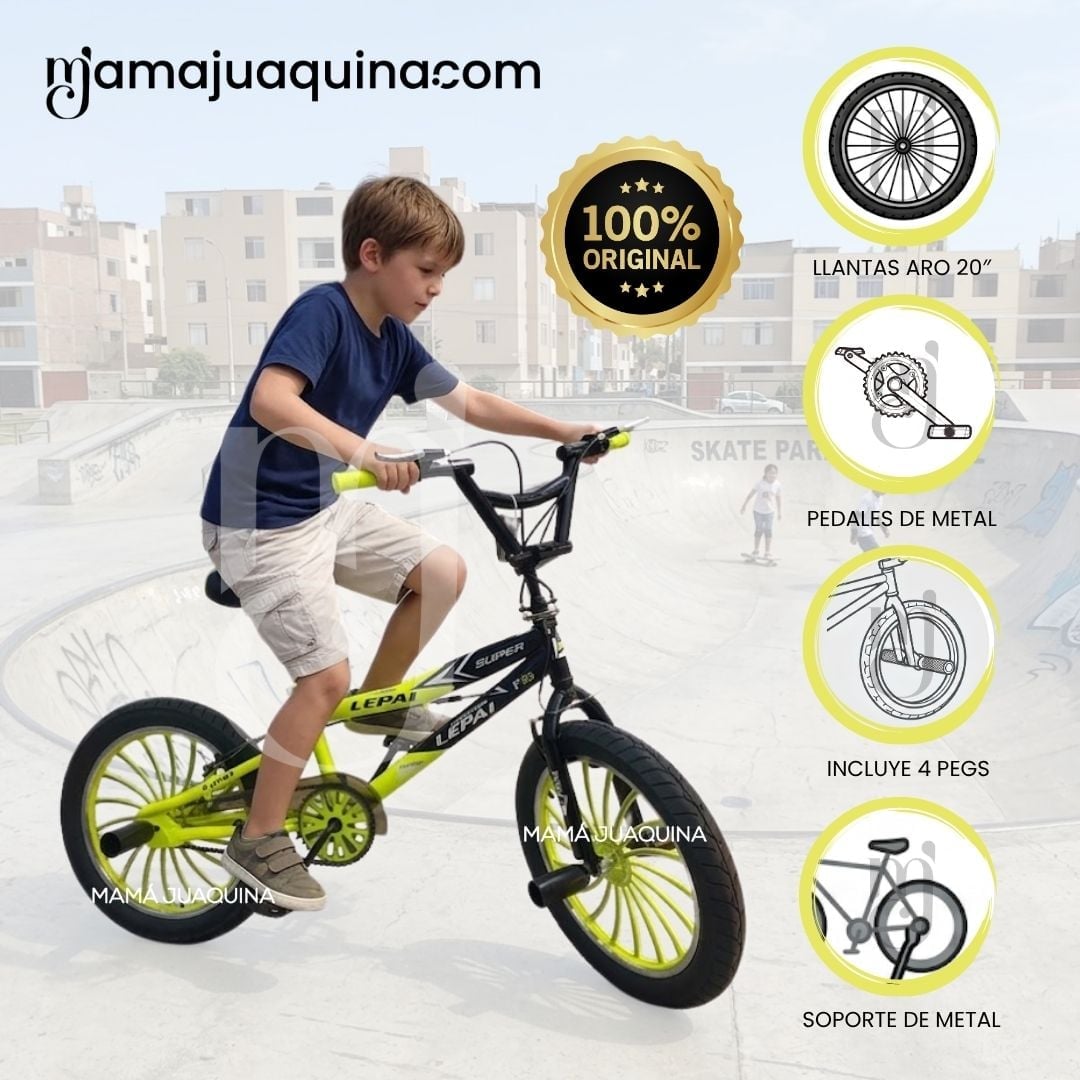 BICICLETA BMX PARA NIÑO «PYKE» ARO 20 COLECCIÓN EXCLUSIVA - 2