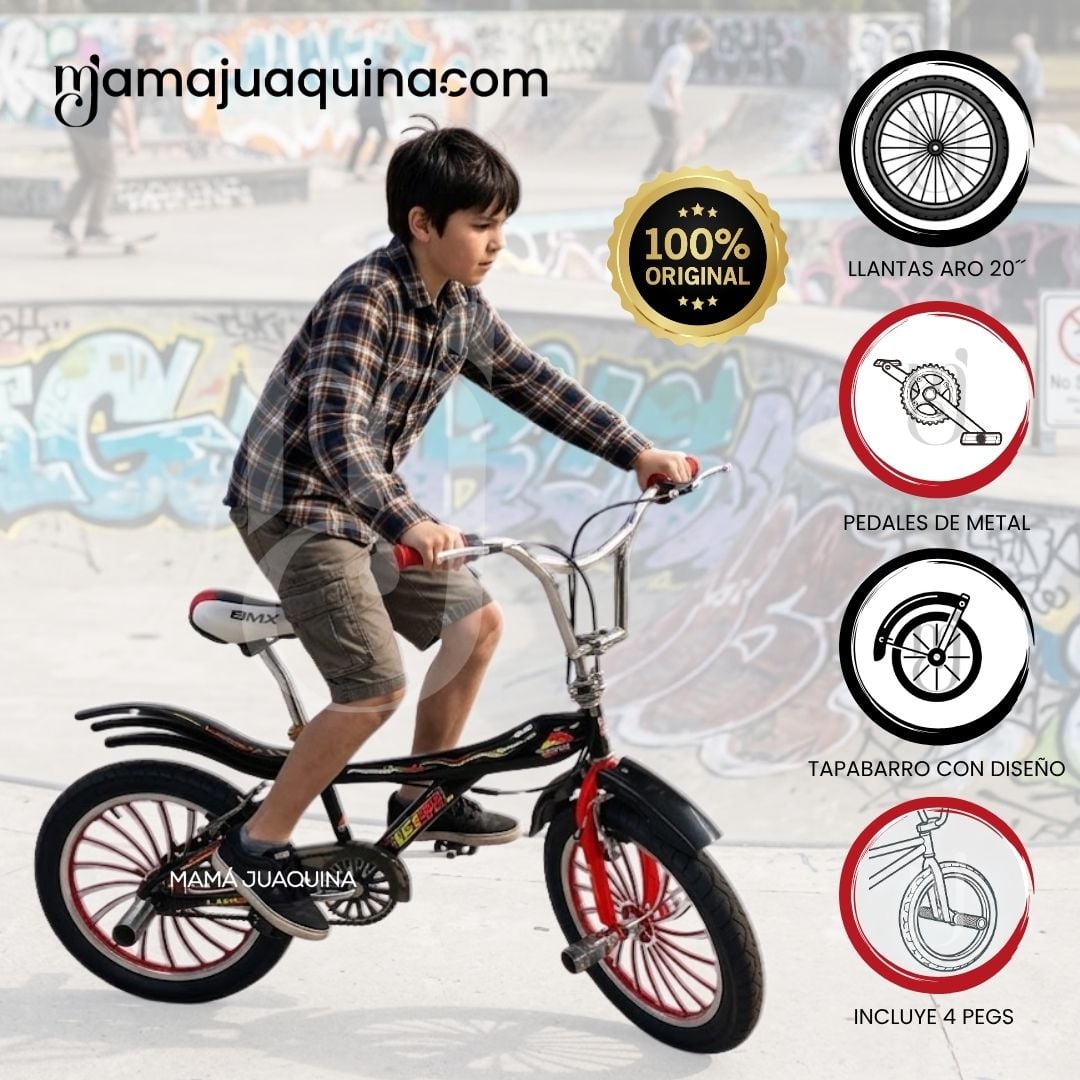 BICICLETA BMX PARA NIÑO «RYZE» ARO 20 COLECCIÓN EXCLUSIVA - 2