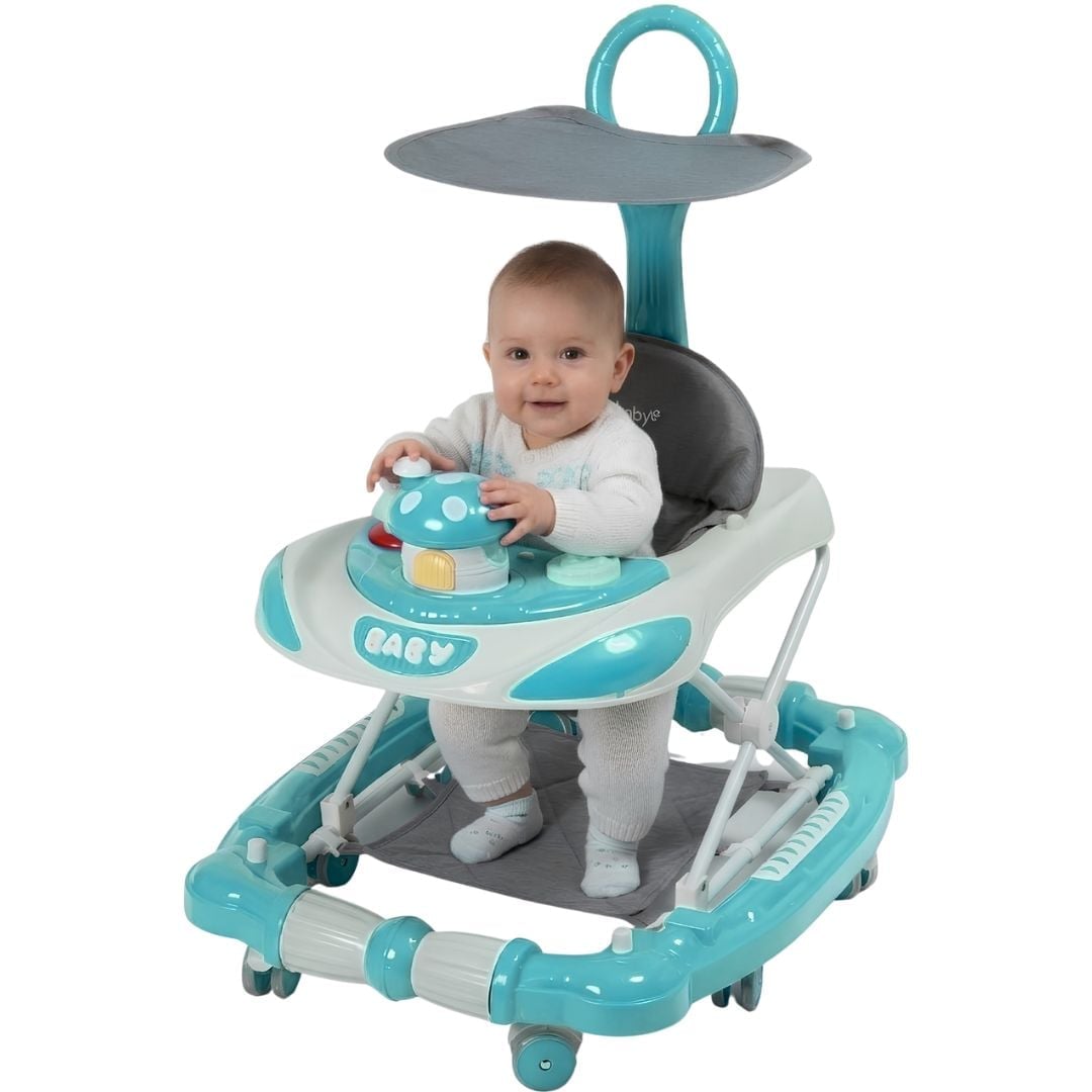 ANDADOR CON TABLERO DIDÁCTICO «DONO» EDICIÓN LIMITADA SKY BLUE - 1