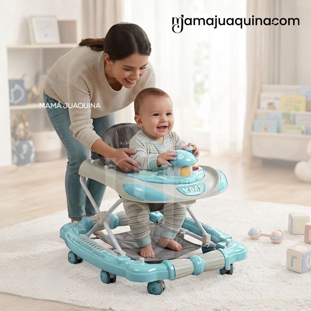ANDADOR CON TABLERO DIDÁCTICO «DONO» EDICIÓN LIMITADA SKY BLUE - 3