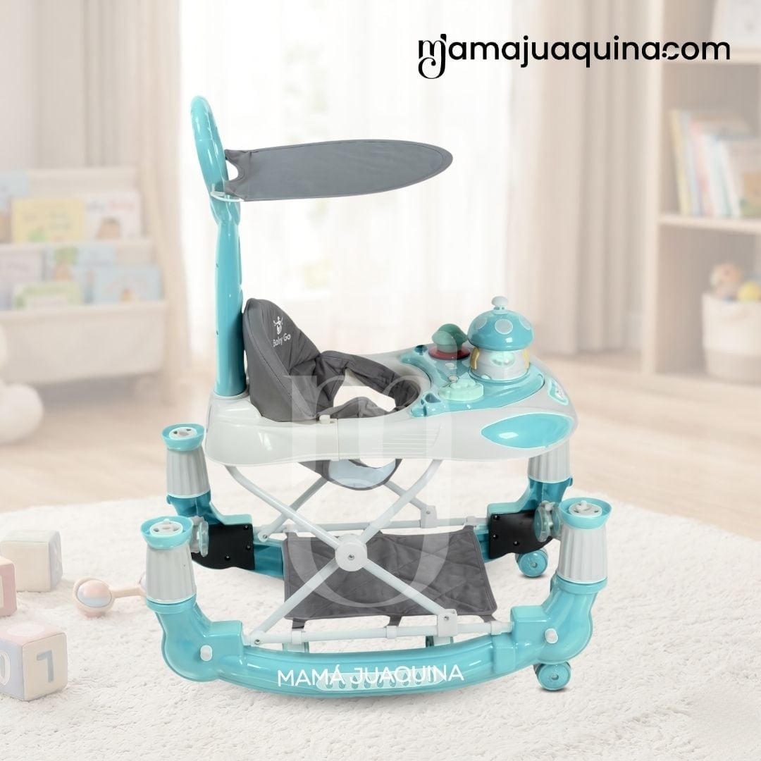ANDADOR CON TABLERO DIDÁCTICO «DONO» EDICIÓN LIMITADA SKY BLUE - 4
