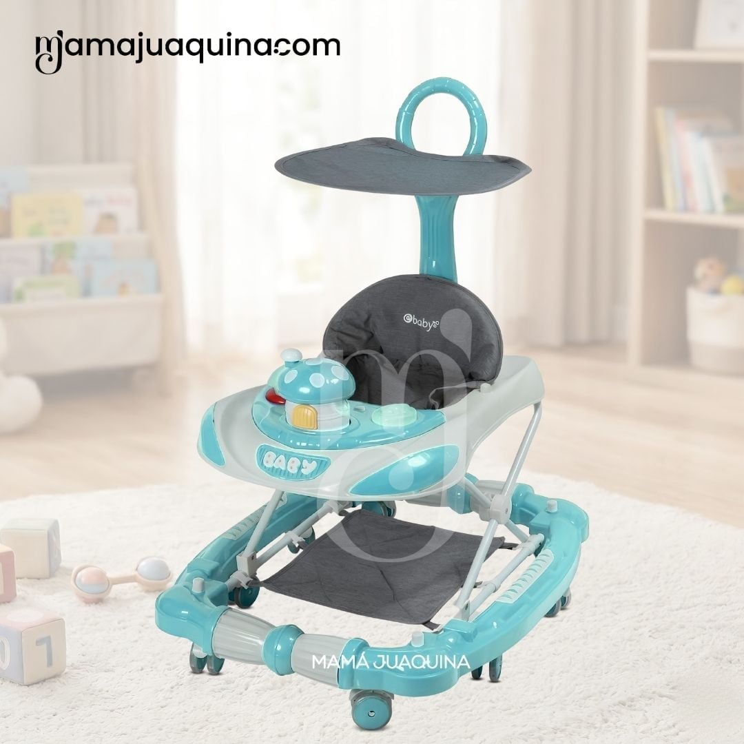 ANDADOR CON TABLERO DIDÁCTICO «DONO» EDICIÓN LIMITADA SKY BLUE - 5