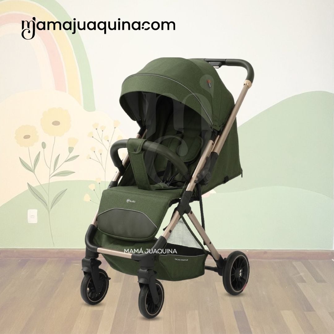 COCHE MALETA DE LUJO «YURID» KIDILO MANGO REVERSIBLE GREEN - 3