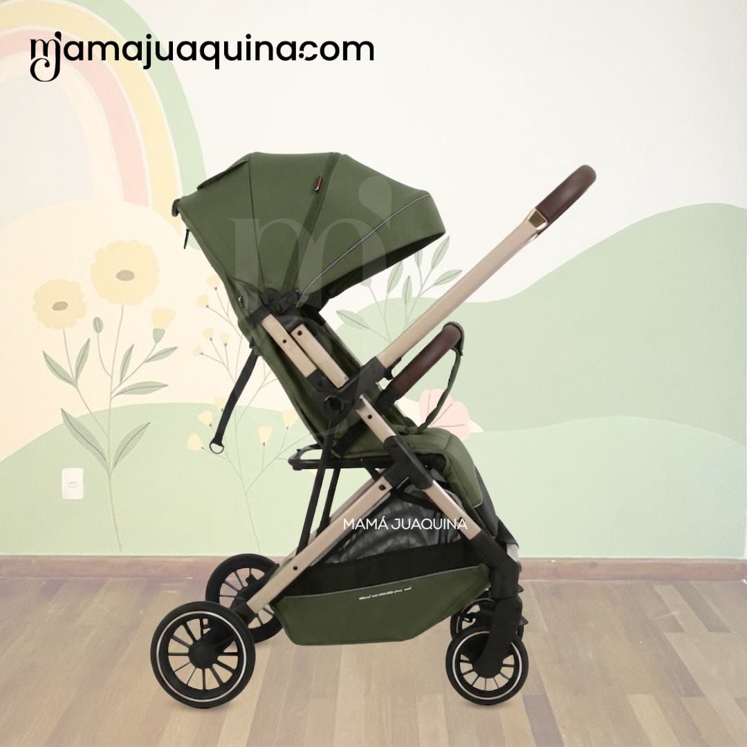COCHE MALETA DE LUJO «YURID» KIDILO MANGO REVERSIBLE GREEN - 4