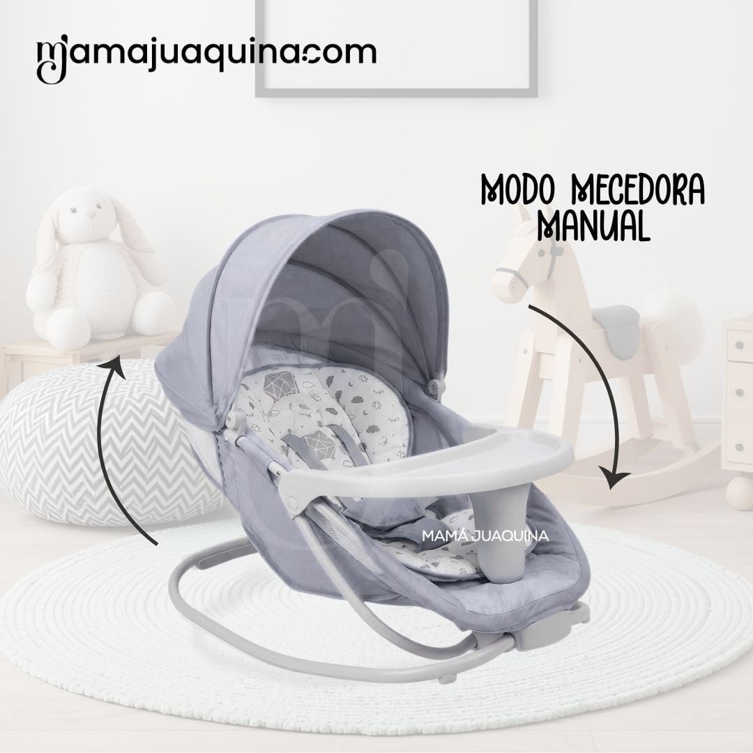 MECEDORA ELÉCTRICA PARA BEBÉS «AMBER» 4 EN 1 EDICIÓN LIMITADA - 4
