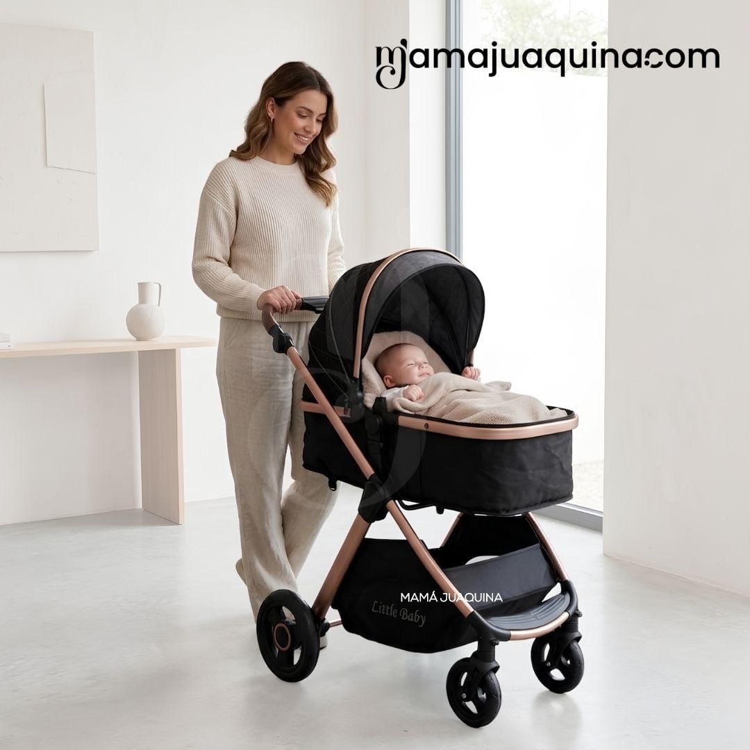 COCHE MOISÉSTRAVEL SYSTEM «KENNEDY II» EDICIÓN LIMITADA CON PAÑALERA / GRIS - 3