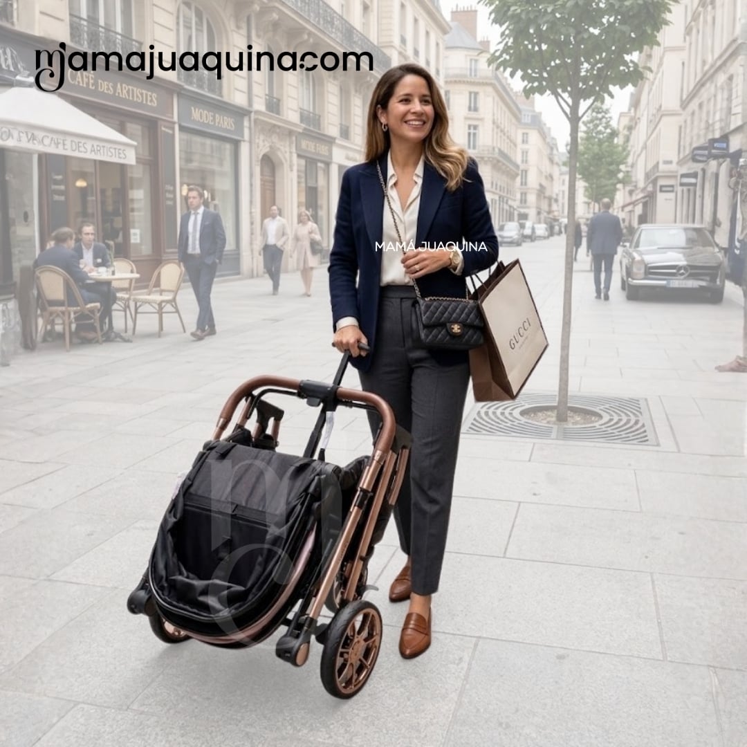 COCHE MOISÉS TRAVEL SYSTEM  «ORION PLUS»  FUNCIÓN MALETA CON PORTA BEBÉ Y PAÑALERA - 3