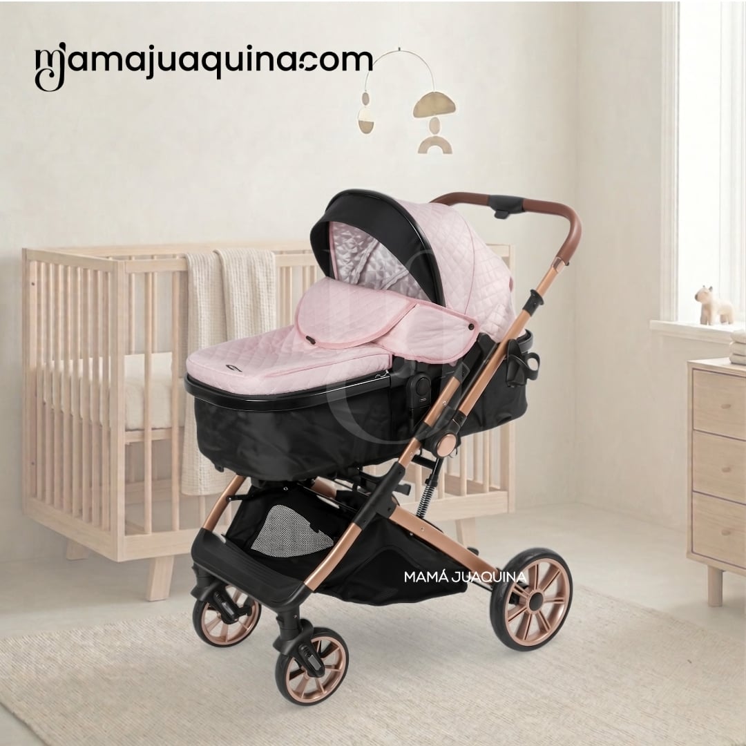COCHE MOISÉS TRAVEL SYSTEM  «ORION PLUS»  FUNCIÓN MALETA CON PORTA BEBÉ Y PAÑALERA - 4