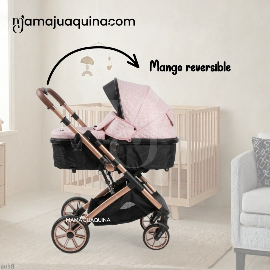 COCHE MOISÉS TRAVEL SYSTEM  «ORION PLUS»  FUNCIÓN MALETA CON PORTA BEBÉ Y PAÑALERA - 7
