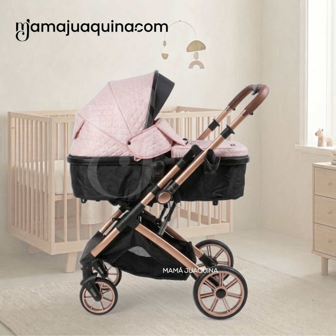 COCHE MOISÉS TRAVEL SYSTEM  «ORION PLUS»  FUNCIÓN MALETA CON PORTA BEBÉ Y PAÑALERA - 8