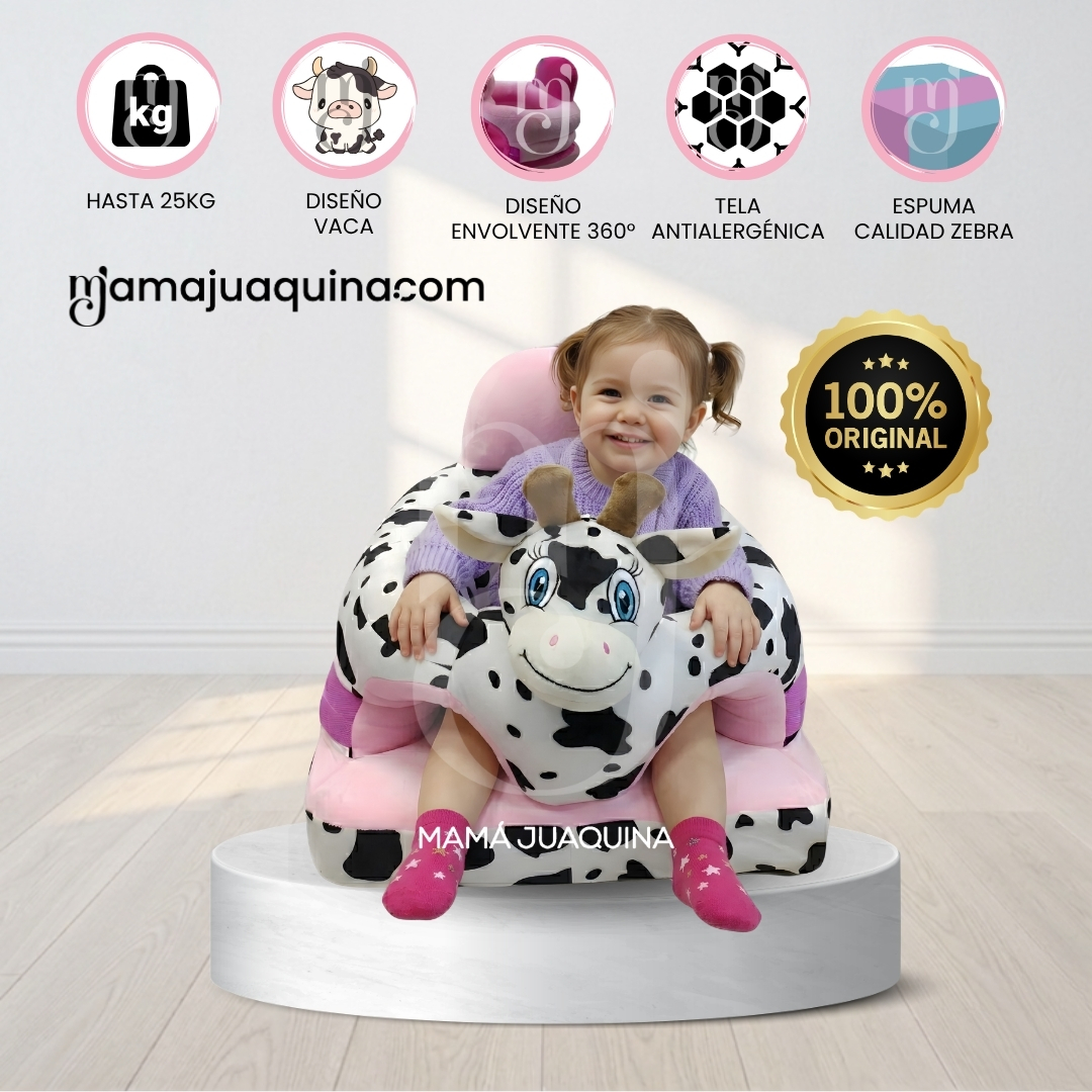 ASIENTO DE APOYO (ESTIMULACION) PARA BEBÉS «LOLA» ANIMAL - 1