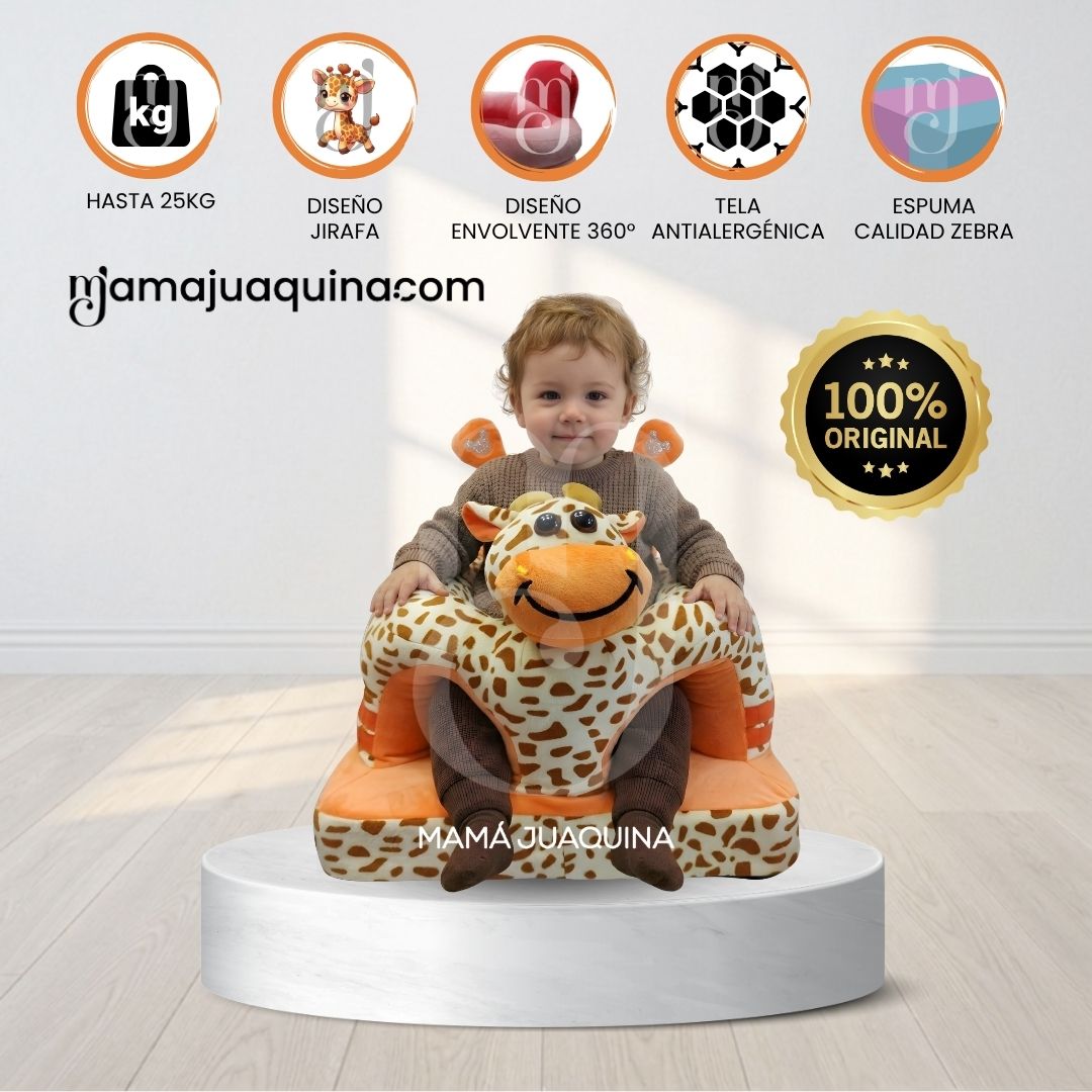 ASIENTO DE APOYO (ESTIMULACION) PARA BEBÉS «JIRAFFE» ANIMAL - 1