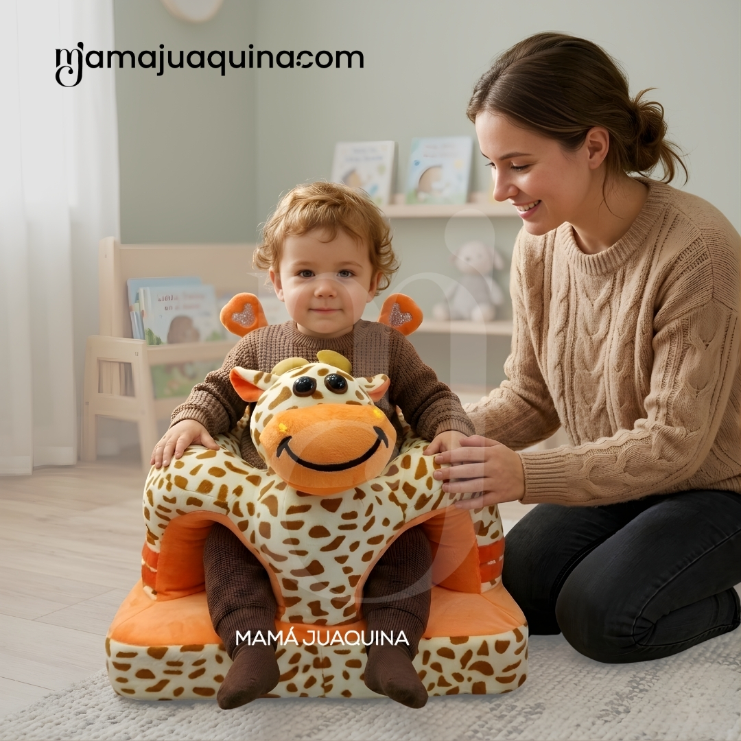 ASIENTO DE APOYO (ESTIMULACION) PARA BEBÉS «JIRAFFE» ANIMAL - 2
