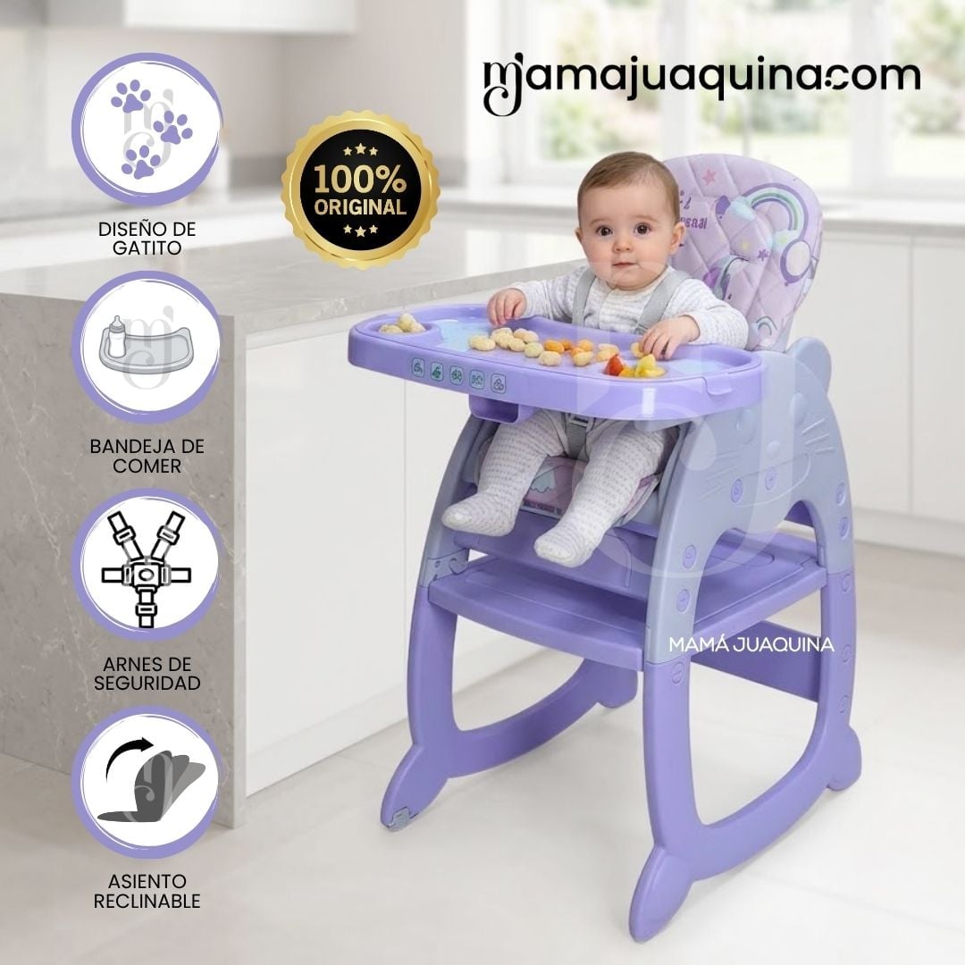 SILLA DE COMER MULTIFUNCIONAL «MIAU MIAU» EDICIÓN ESPECIAL - 2