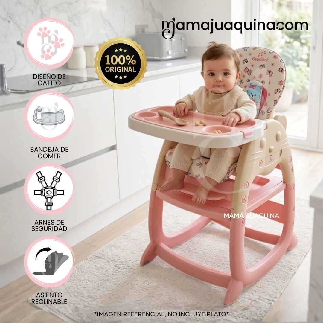 SILLA DE COMER MULTIFUNCIONAL «MIAU MIAU» EDICIÓN ESPECIAL - 2