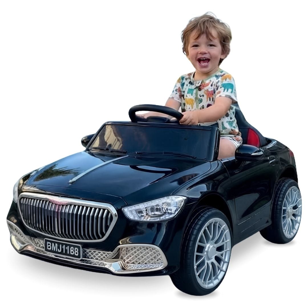 CARRO A BATERÍA MUSICAL  «BELMONT» CON LUCES LED COLECCIÓN EXCLUSIVA - 1
