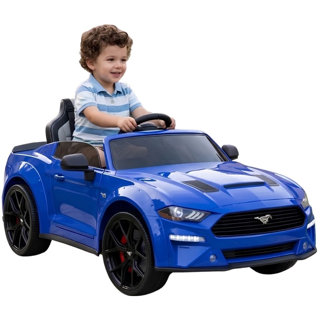 CARRO A BATERÍA MUSICAL  «MUSTANG» CON CONTROL REMOTO EDICIÓN EXCLUSIVA - 1