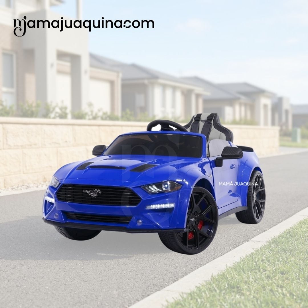 CARRO A BATERÍA MUSICAL  «MUSTANG» CON CONTROL REMOTO EDICIÓN EXCLUSIVA - 6