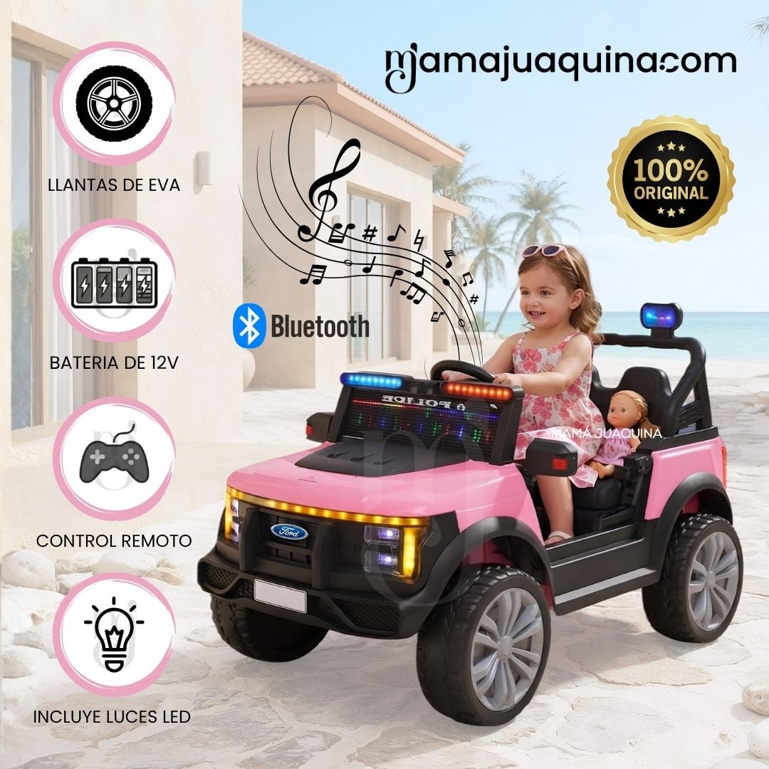 MINI JEEP A BATERÍA PARA NIÑOS «FORD MABILIS» CON LUCES LED COLECCIÓN EXCLUSIVA - 2
