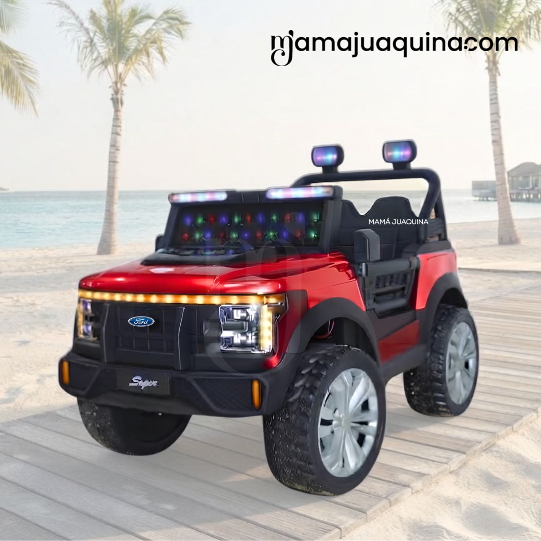 MINI JEEP A BATERÍA PARA NIÑOS «FORD MABILIS» CON LUCES LED COLECCIÓN EXCLUSIVA - 4