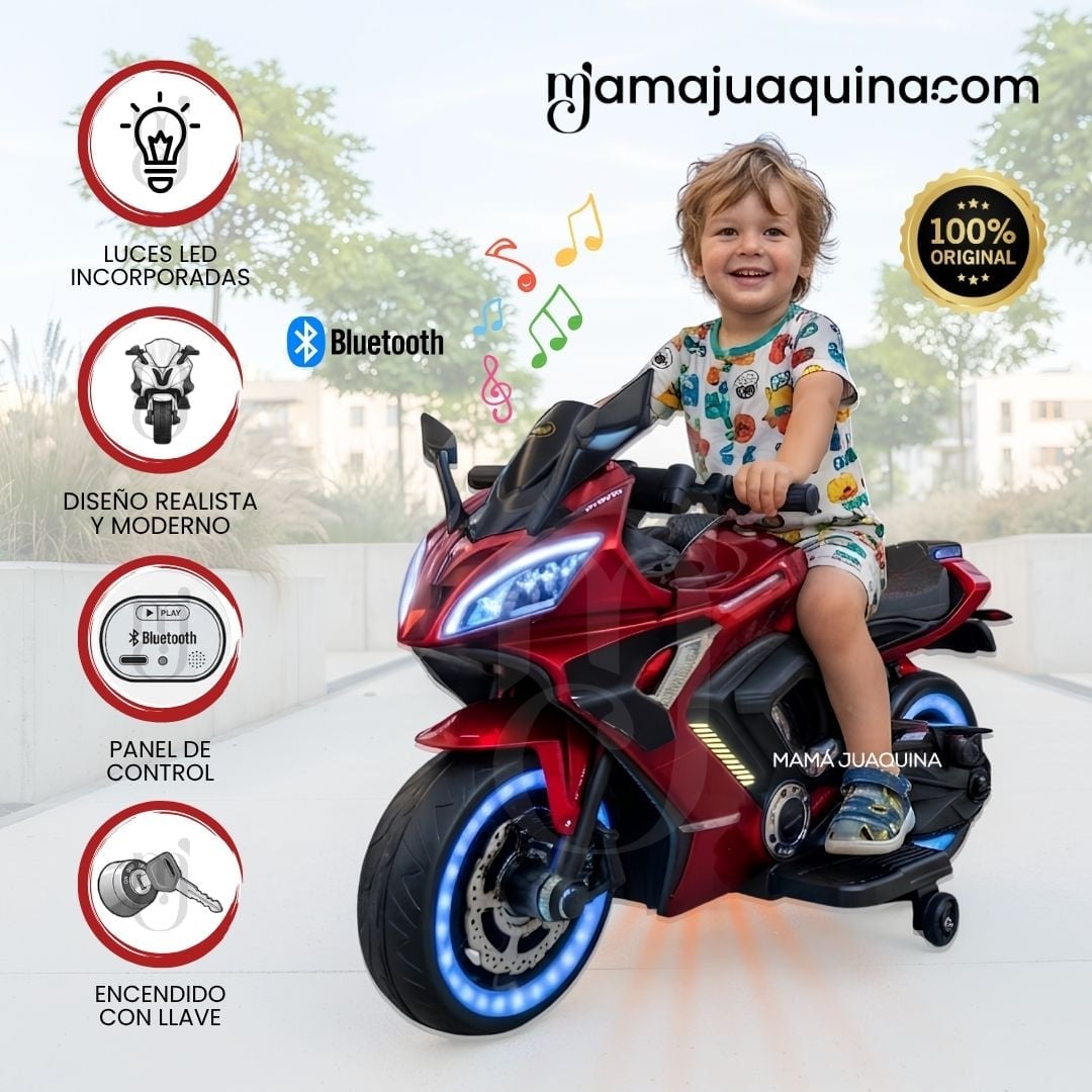 MOTO A BATERÍA PARA NIÑOS «YAMAHA MINI» CON BLUETOOTH EDICIÓN LIMITADA - 2
