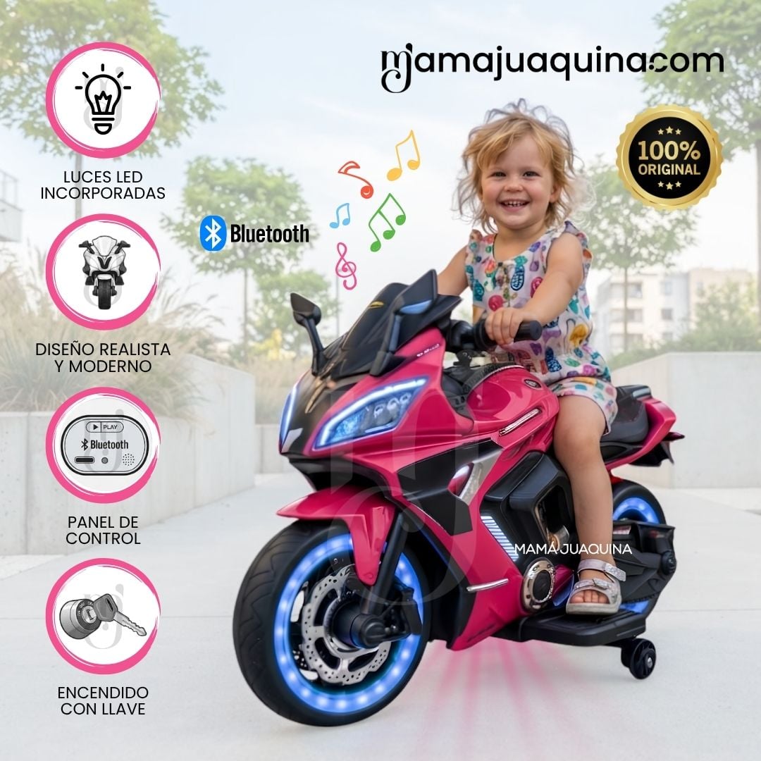 MOTO A BATERÍA PARA NIÑOS «YAMAHA MINI» CON BLUETOOTH EDICIÓN LIMITADA - 2