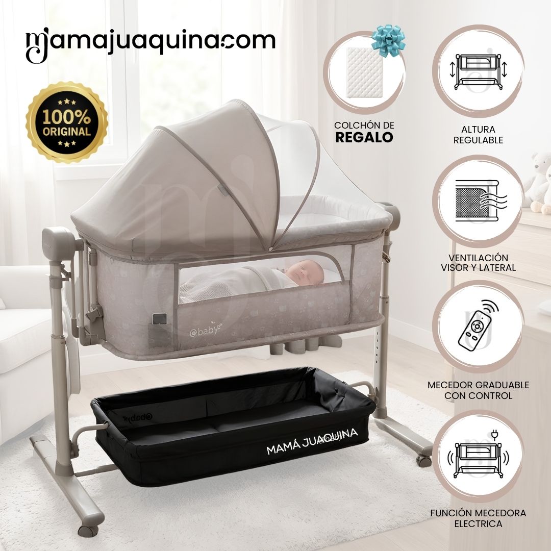 CUNA COLECHO CON ALTURA REGULABLE «MIRANDA» COLECCIÓN EXCLUSIVA - 2
