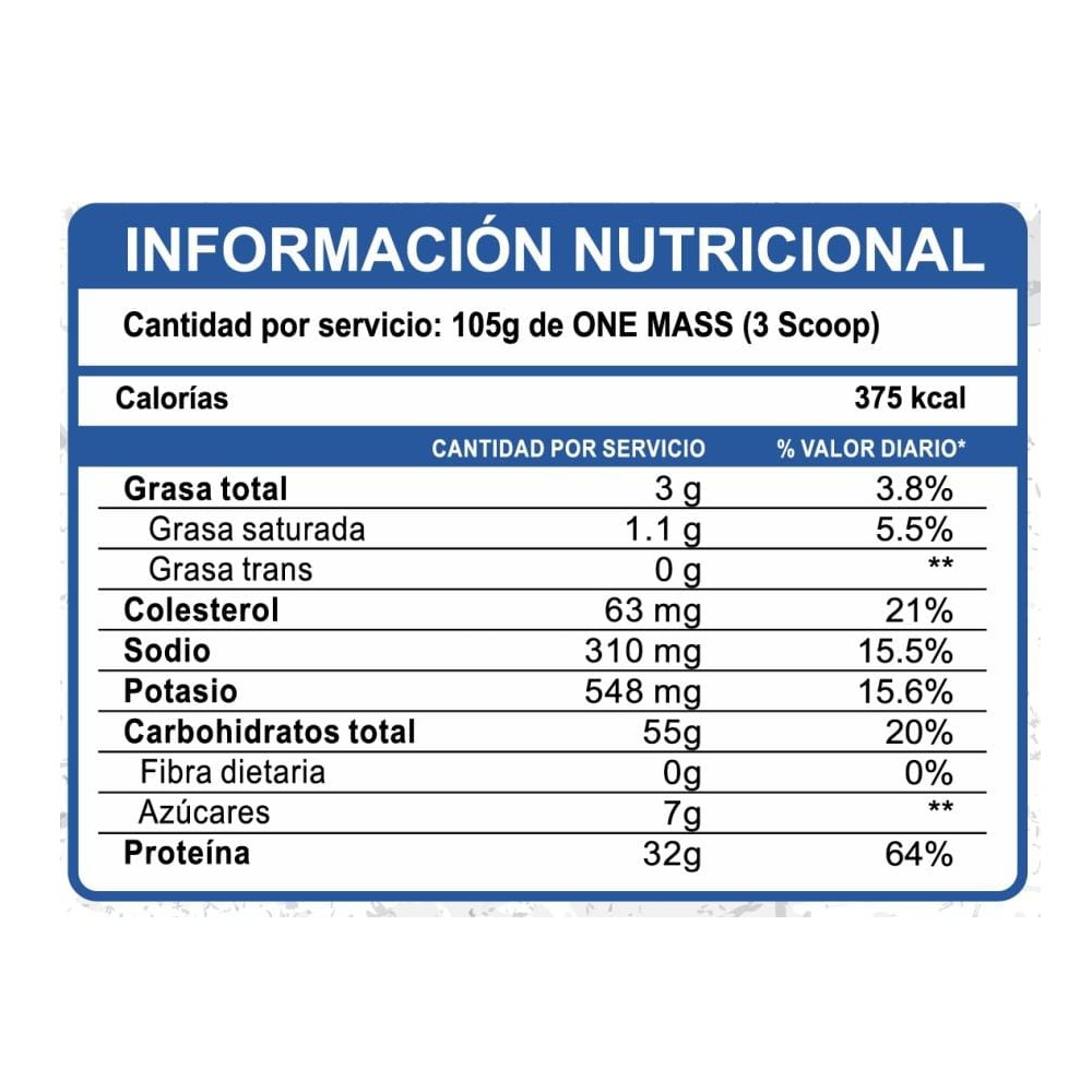 PROTEÍNA INNOVATE NUTRITION ONE MASS 2KG CHOCOLATE + SHAKER - 3