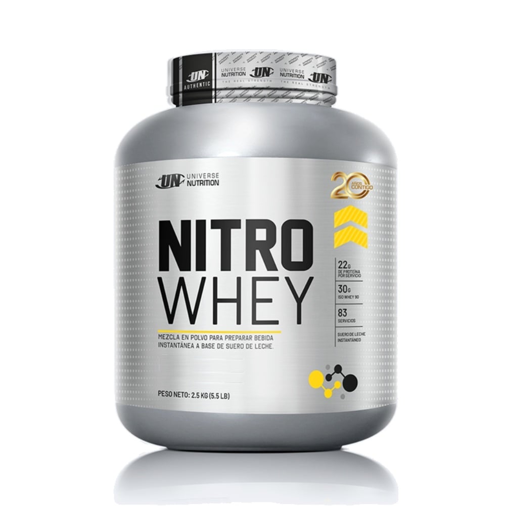 NITRO WHEY 2.5 KG CHOCOLATE MÁS SHAKER - 2