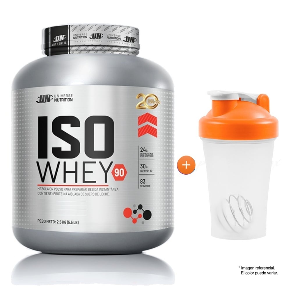 ISO WHEY 90 2.5 KILOS PROTEÍNA ISOLATADA CHOCOLATE + OBSEQUIO - 1