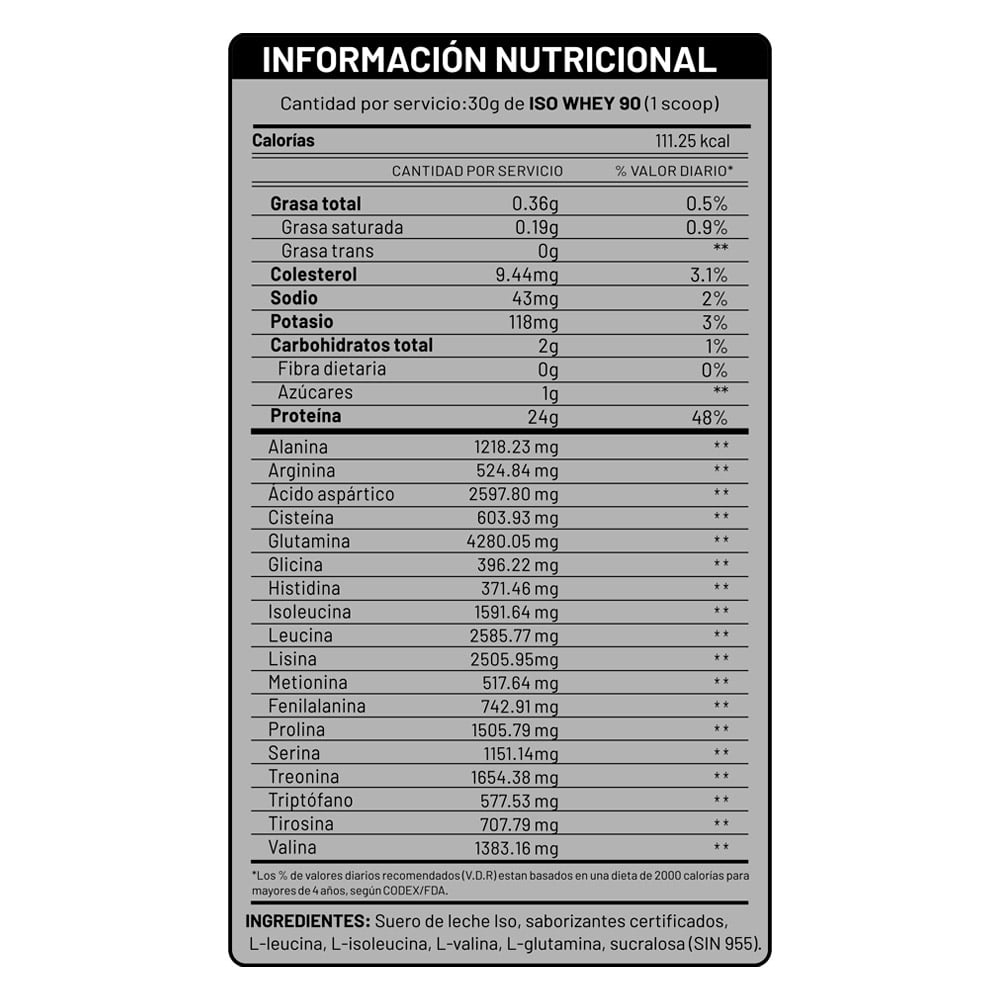 ISO WHEY 90 2500 GR / 2.5 KG - UN COOKIES AND CREAM + SHAKER - 3