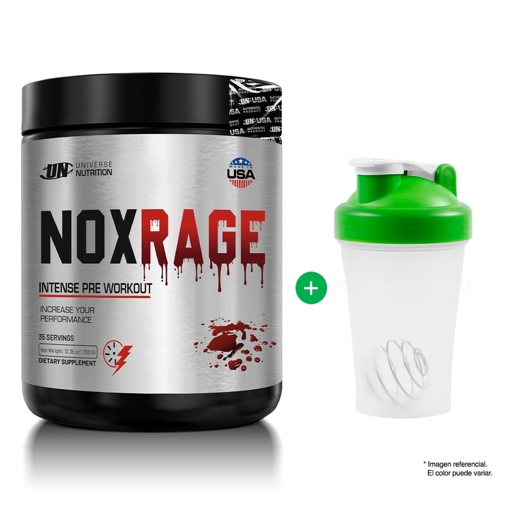 PRE - ENTRENO UNIVERSE NUTRITION NOXRAGE 350GR CITRUS PUNCH - 1