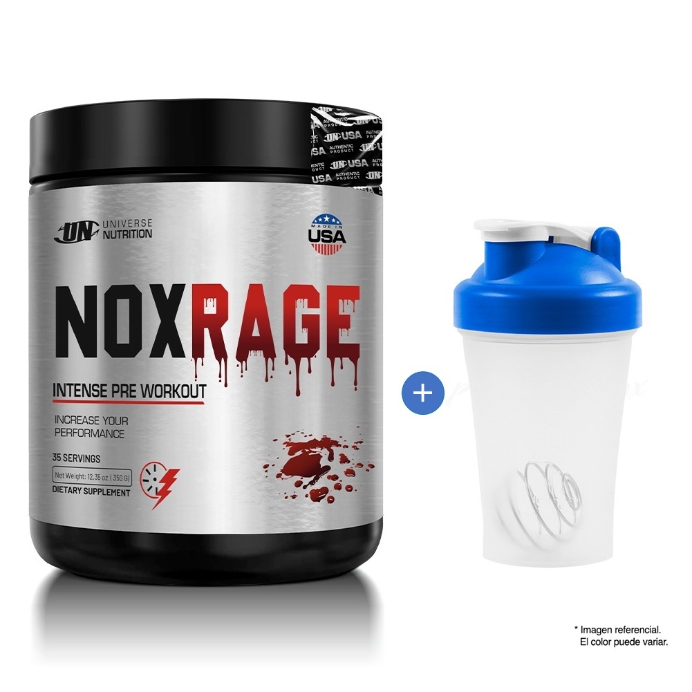 NOX RAGE 350 GRAMOS PRE-ENTRENO CITRUS PUNCH - 1
