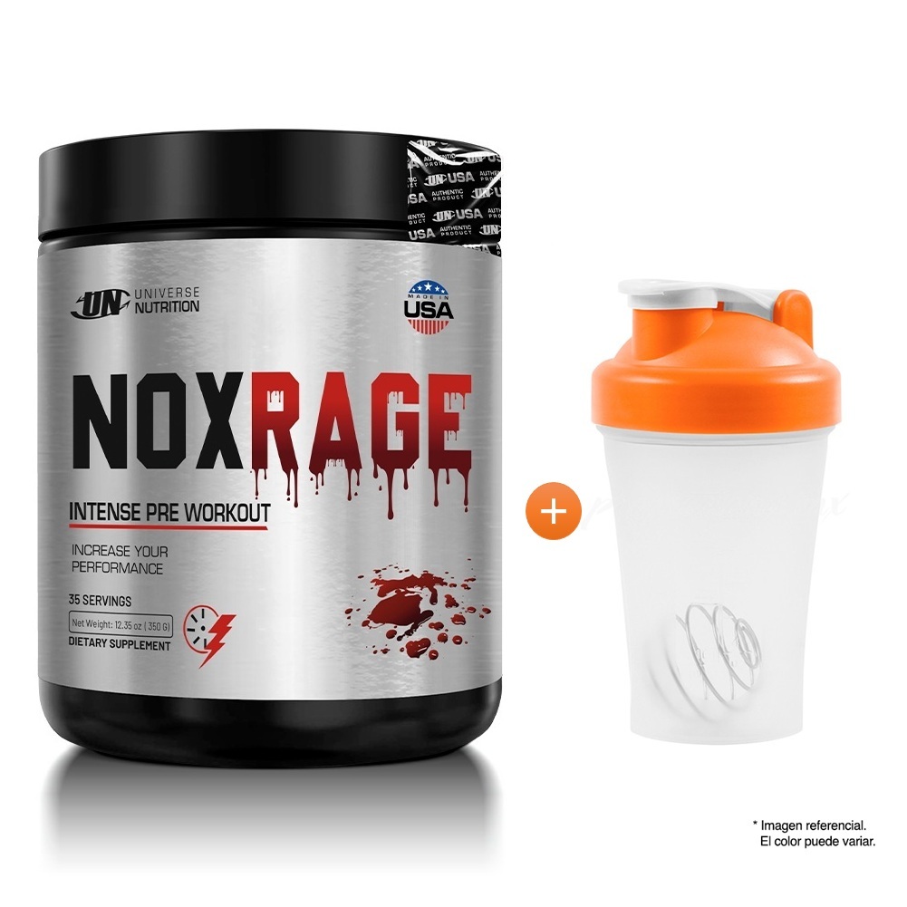 NOX RAGE 350GR CITRUS PUNCH UNIVERSE NUTRITION - 1
