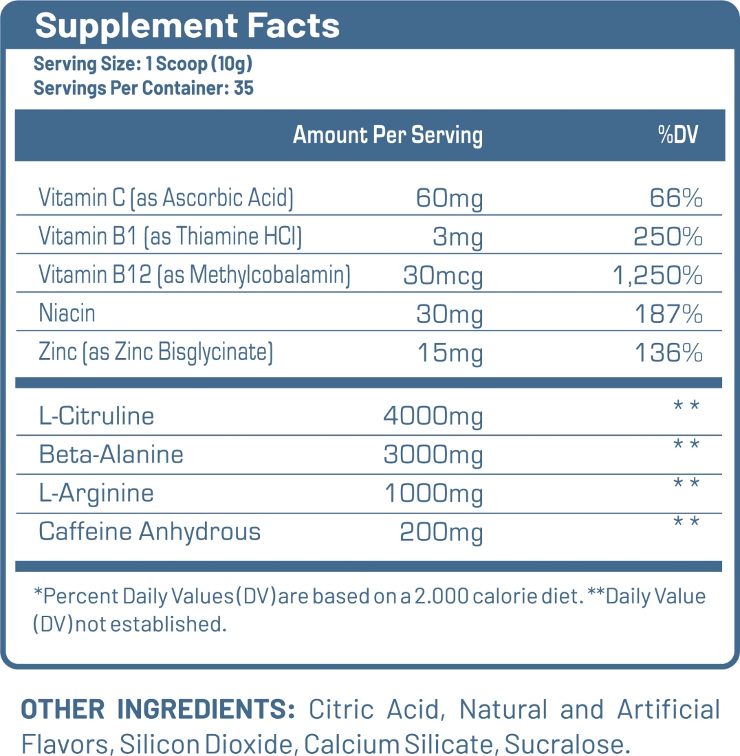 NOX RAGE 350GR CITRUS PUNCH UNIVERSE NUTRITION - 3