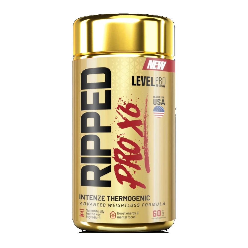 QUEMADOR DE GRASA RIPPED PRO X6 LEVEL PRO 60 CÁPSULAS - 1