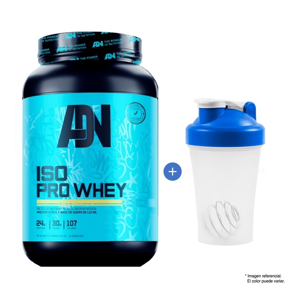 PROTEÍNA ADN NUTRITION ISO PRO WHEY 1.1 KG CHOCOLATE - 1